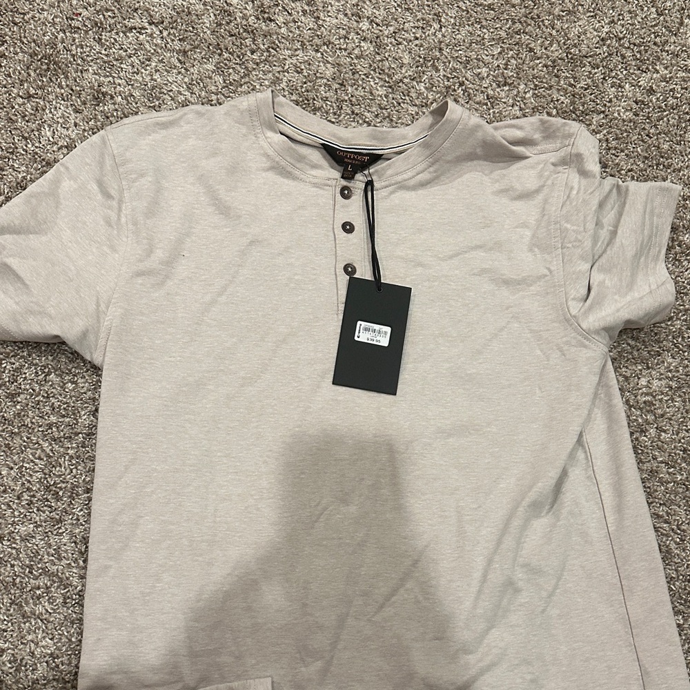 Classic Oat Henley Tee
